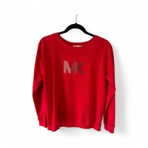 Michael Kors Bold Red Crew Neck Sweater
